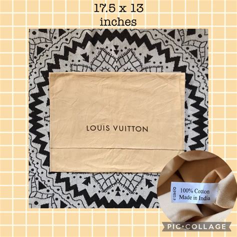 louis vuitton dust bag authentic